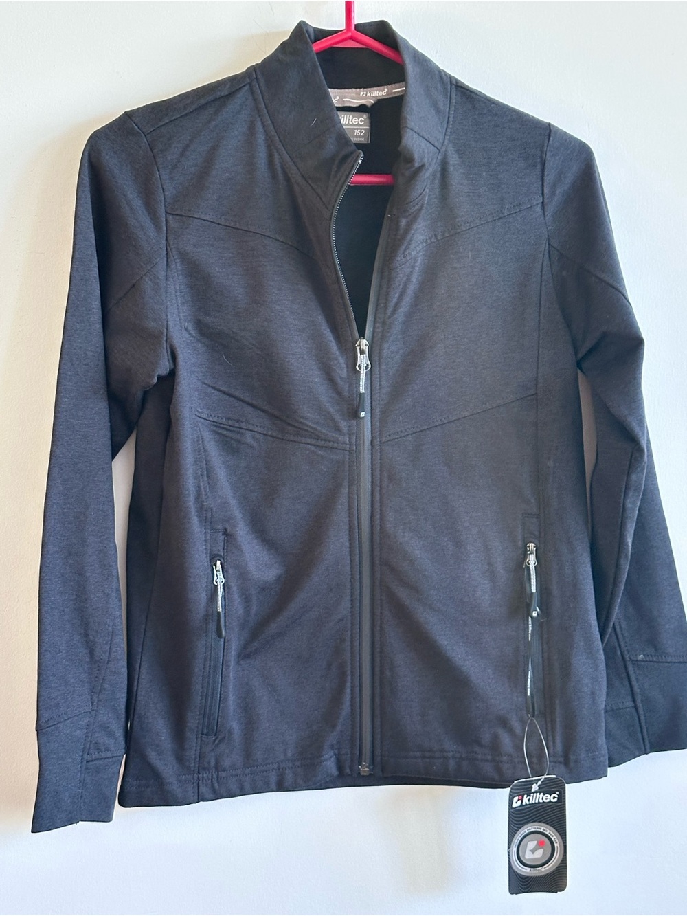 Kiltec Women's Black Full-Zip Performance Hoodie